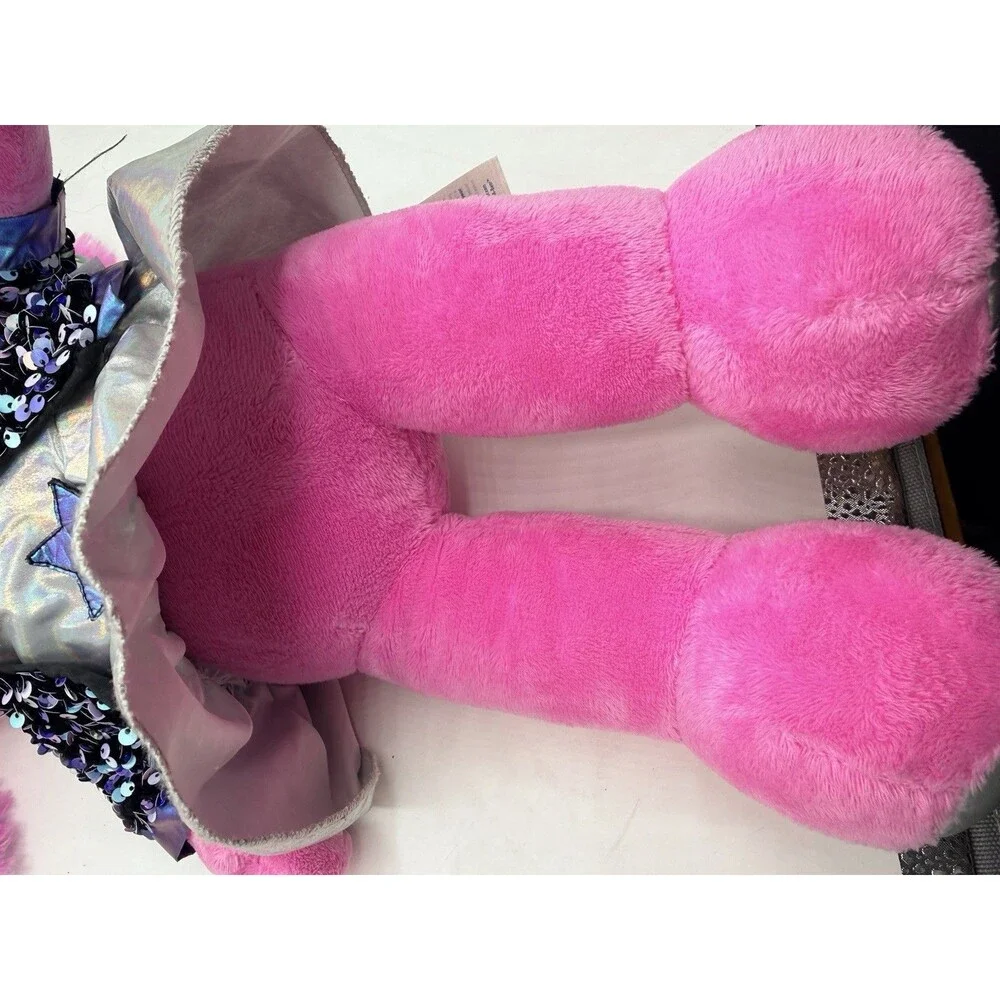 Build A Bear Honey Girls RISA Pink Bunny Rock Star Stuffed Plush 20” & Outfit
